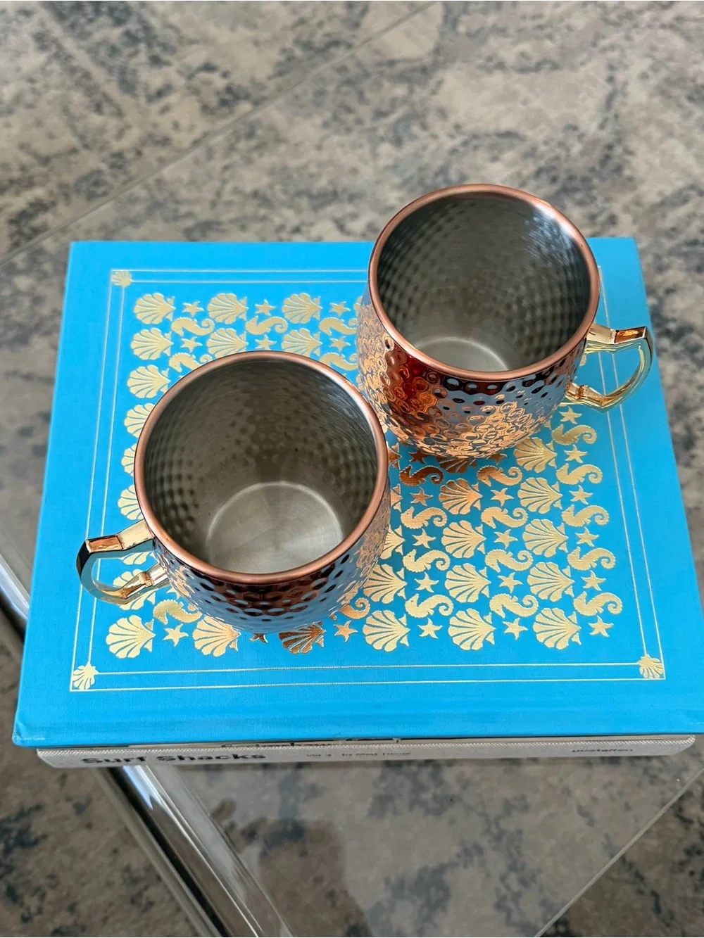 Hammered Copper Moscow Mule Mugs | Set of 2